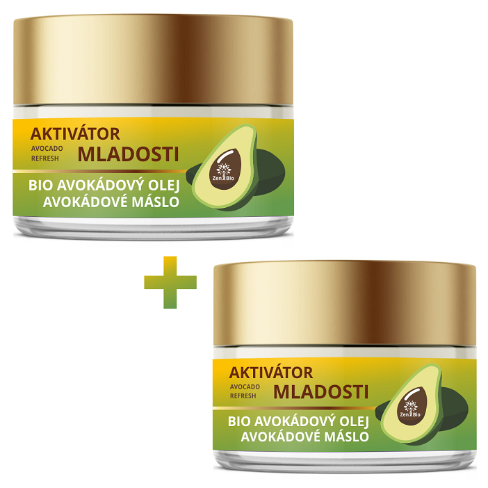 Bio Avokádový pleťový krém – Aktivátor Mladosti 2x25ml